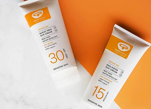 Sunscreen made from nature friendly ingredients